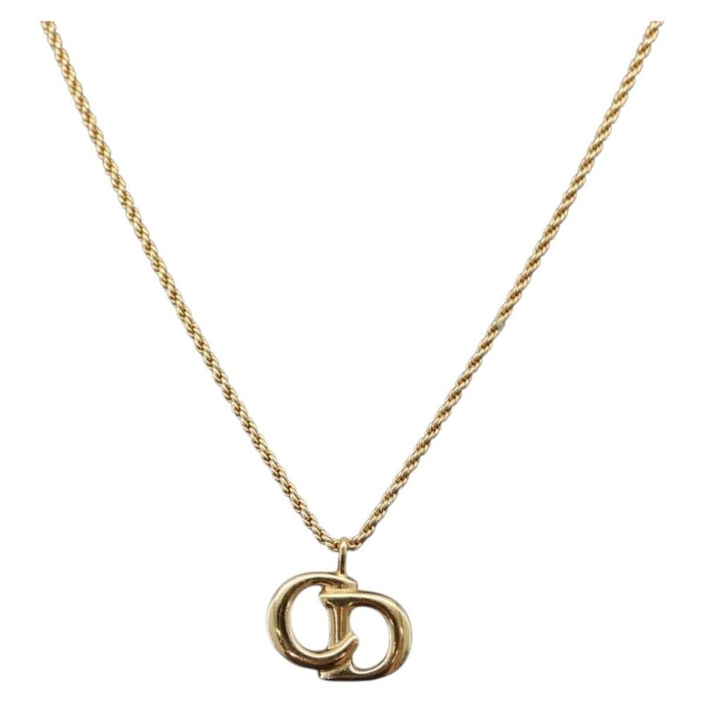 Dior Necklace Metal Gold Tone